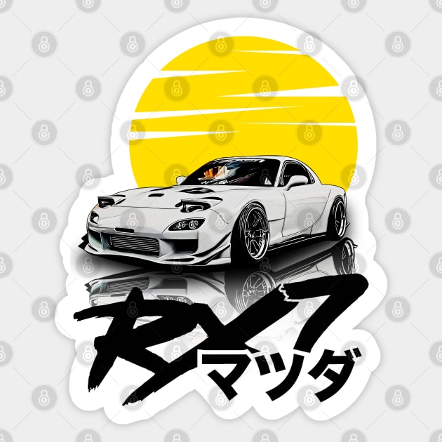 RX7 JDM Sticker by RifkyAP28